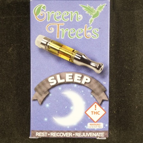 Green Treets - 500mg Cart - Sleep Blueberry Gelato
