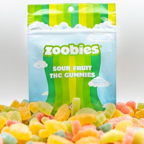 Zoobies - 100mg Gummies - Hybrid Sours