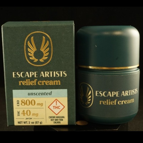 Escape Artist - 20:1 CBD Cream : Unscented